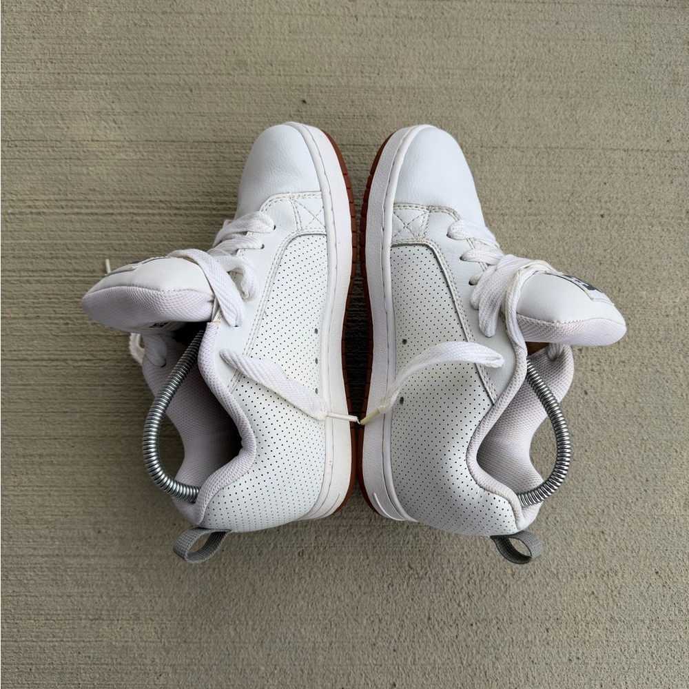DC Court Graffik SE Skate Shoes 300927 White Gray Chunky Grunge Men’s Size 7 - Picture 7 of 12